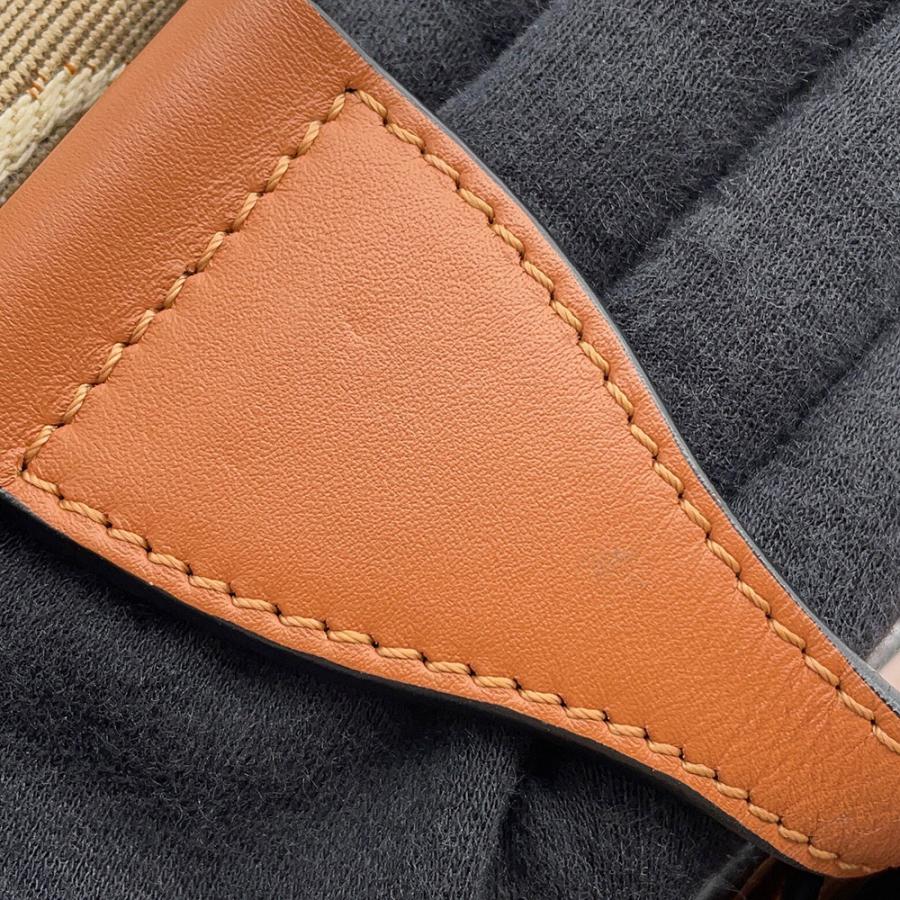 ロエべ ショルダーバッグ ゲート デュアル ミニ ブラウン A650N46X13 LOEWE 【安心保証】の画像