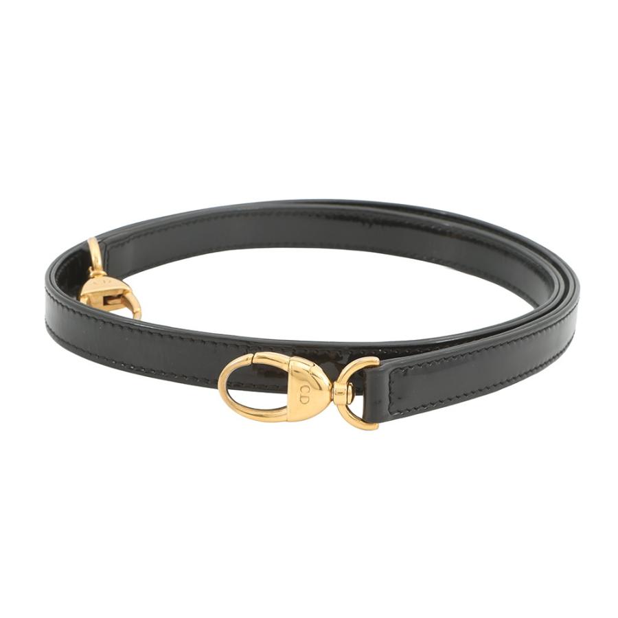 ディオール ハンドバッグ カナージュ レディディオール ラージ パテントレザー Christian Dior 2way 黒 【安心保証】_18