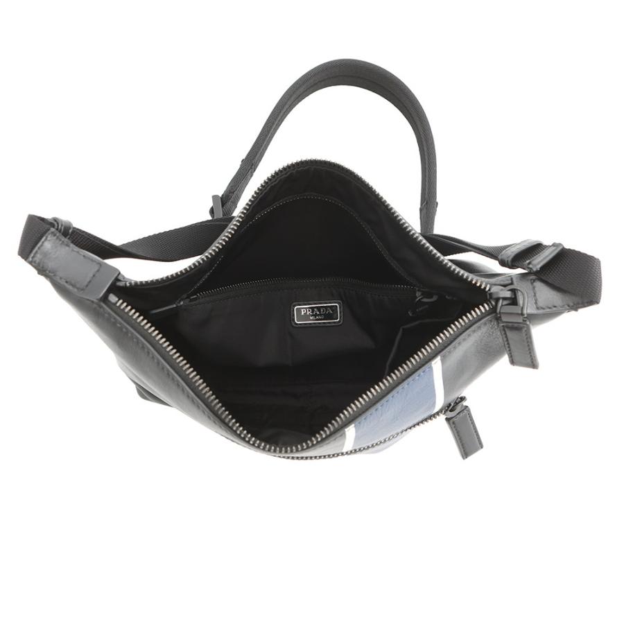 プラダ ショルダーバッグ トライアングルロゴ レザー 2VH078 PRADA 黒 プラダ ショルダーバッグ トライアングルロゴ レザー 2VH078 PRADA 黒