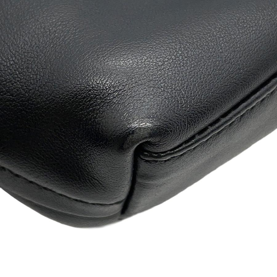 プラダ ショルダーバッグ トライアングルロゴ レザー 2VH078 PRADA 黒