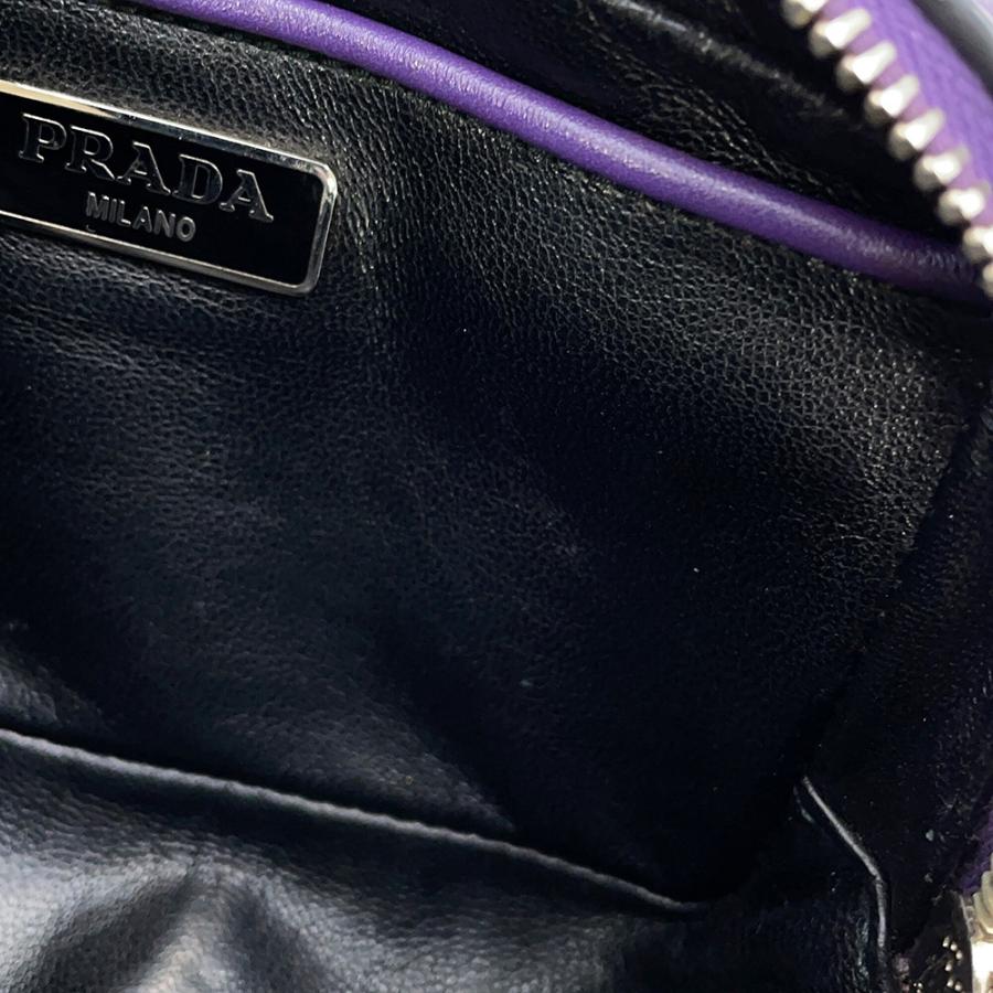 プラダ ショルダーバッグ カメラバッグ スタッズ レザー 1N1674 PRADA 【安心保証】