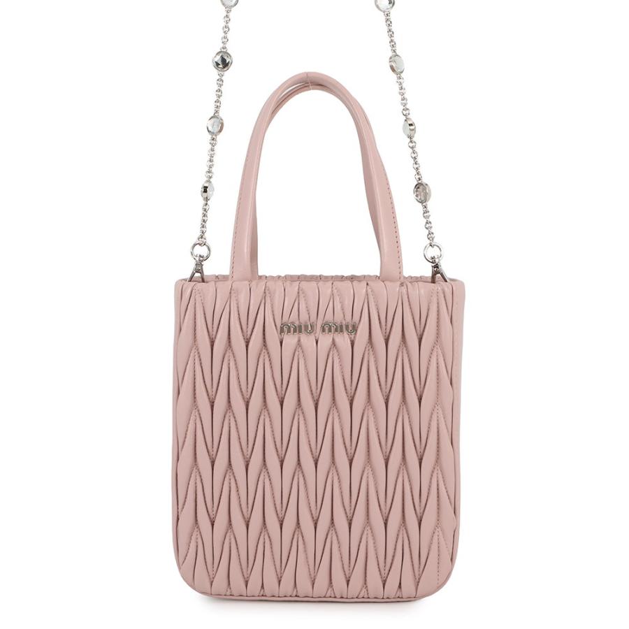 ミュウミュウ ハンドバッグ マテラッセ レザー 5BA220 Miu Miu 2wayチェーンショルダーバッグ ミュウミュウ ハンドバッグ マテラッセ レザー 5BA220 Miu 2way