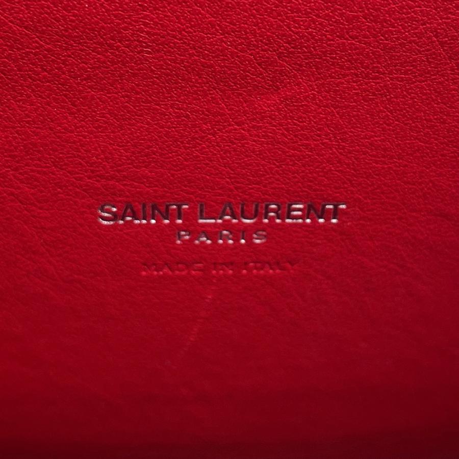 サンローランパリ ハンドバッグ サック ド ジュール ベイビー 型押しレザー 392032 SAINT LAURENT PARIS ２wayショルダー 【安心保証】