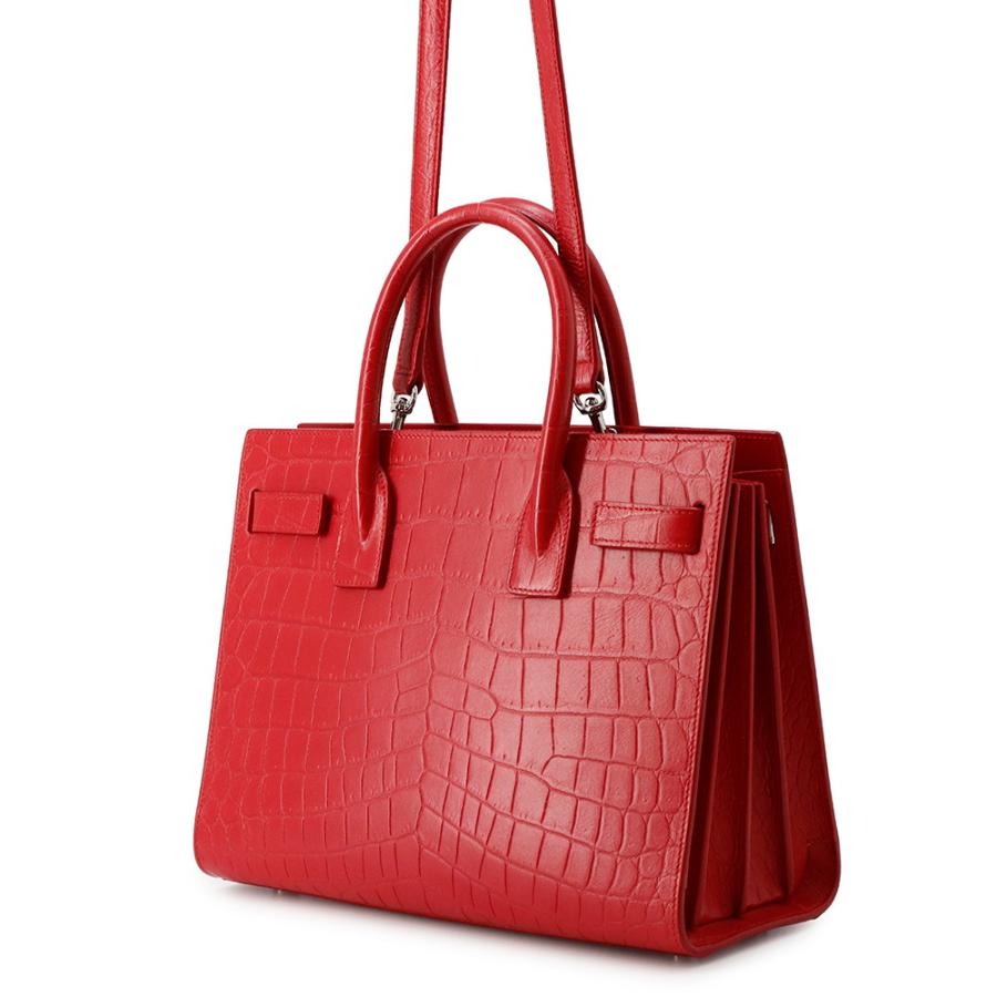 サンローランパリ ハンドバッグ サック ド ジュール ベイビー 型押しレザー 392032 SAINT LAURENT PARIS ２wayショルダー 【安心保証】