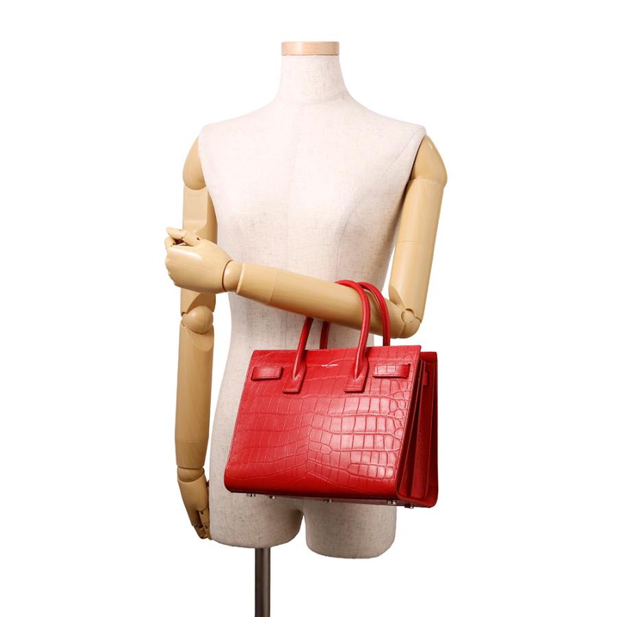 サンローランパリ ハンドバッグ サック ド ジュール ベイビー 型押しレザー 392032 SAINT LAURENT PARIS ２wayショルダー 【安心保証】