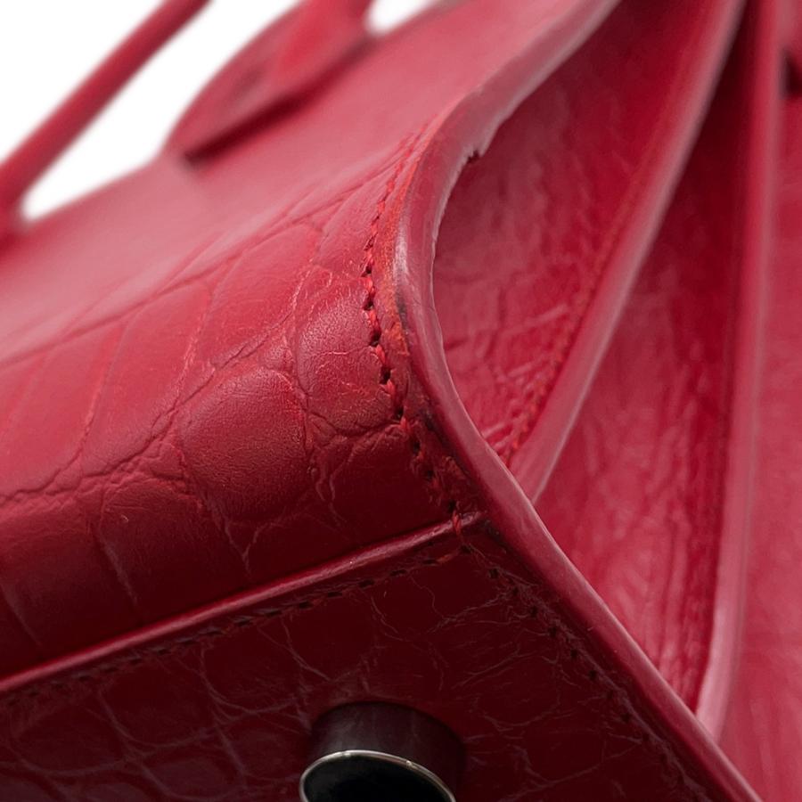 サンローランパリ ハンドバッグ サック ド ジュール ベイビー 型押しレザー 392032 SAINT LAURENT PARIS ２wayショルダー 【安心保証】