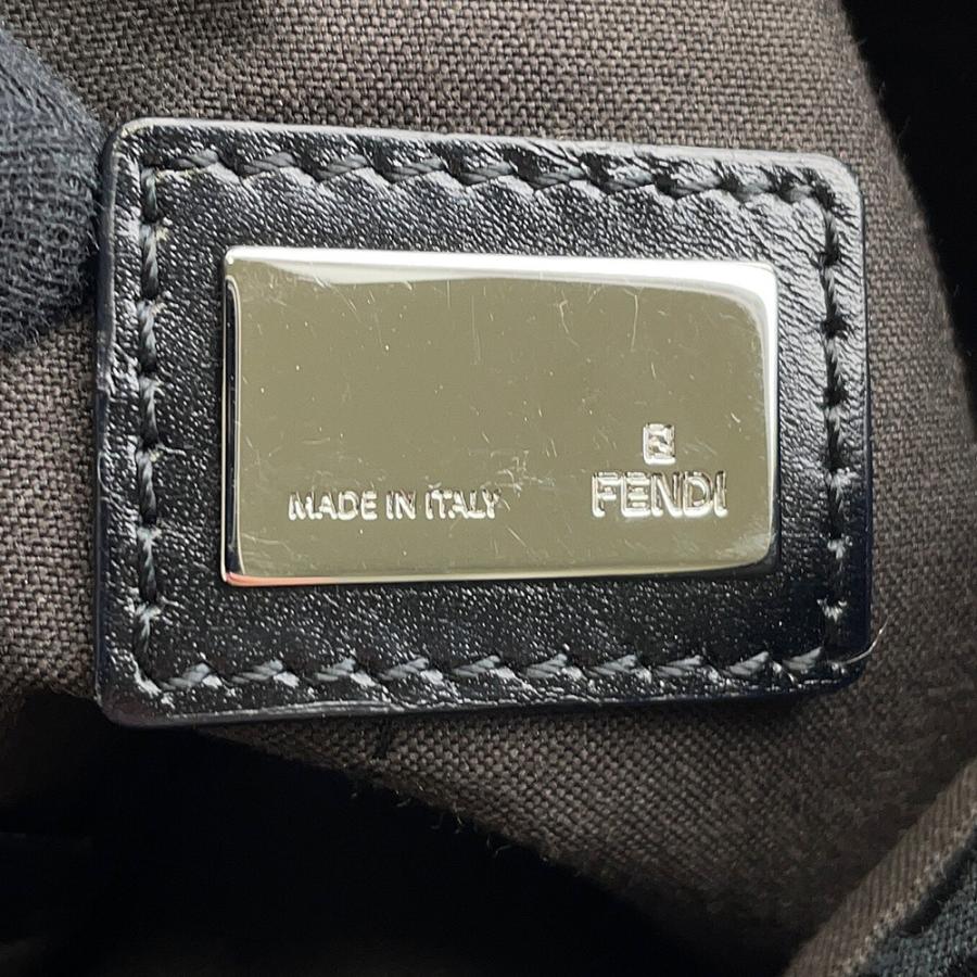 フェンディ ショルダーバッグ ズッキーノ キャンバス 8BT075 FENDI バッグ 黒 【安心保証】
