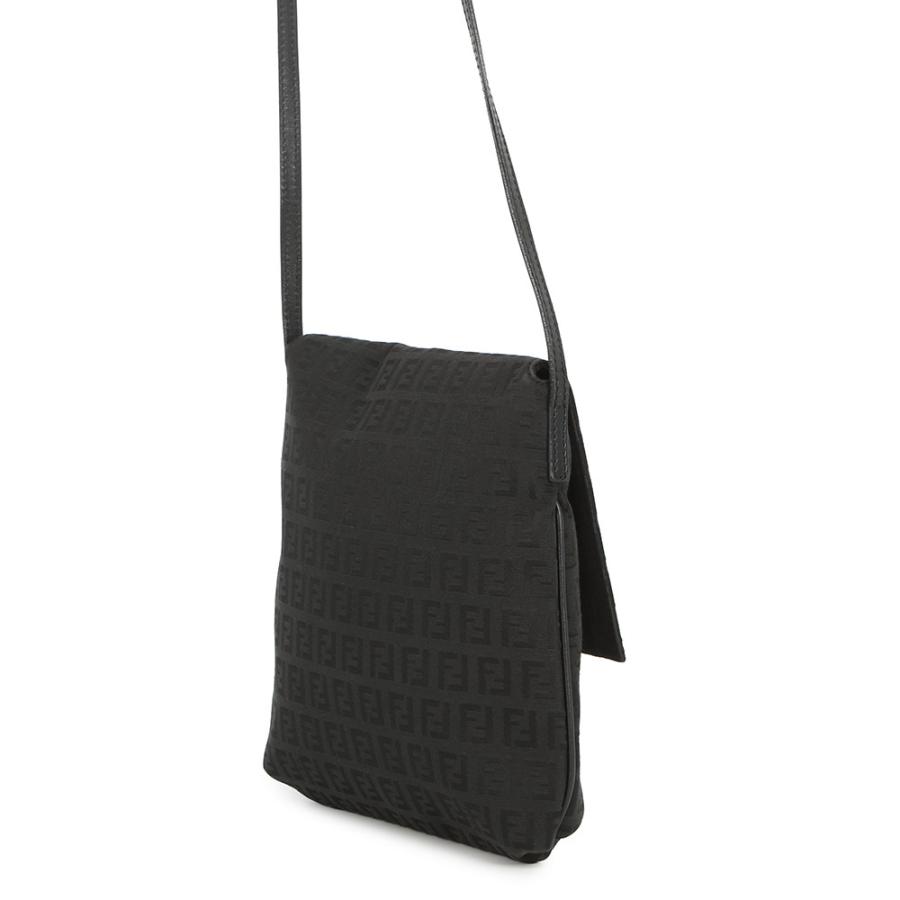 フェンディ ショルダーバッグ ズッキーノ キャンバス 8BT075 FENDI バッグ 黒 【安心保証】