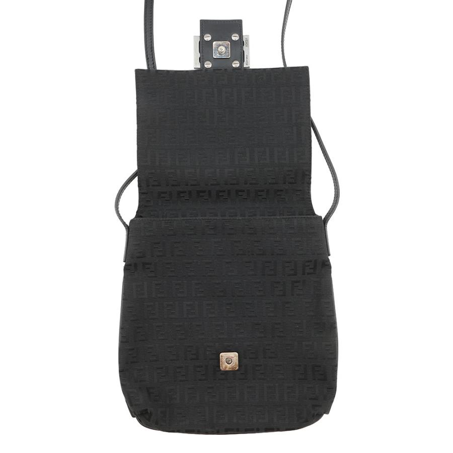 フェンディ ショルダーバッグ ズッキーノ キャンバス 8BT075 FENDI バッグ 黒 【安心保証】