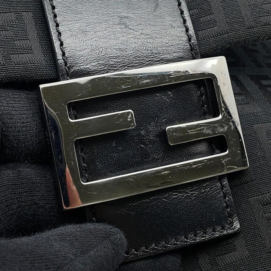 フェンディ ショルダーバッグ ズッキーノ キャンバス 8BT075 FENDI バッグ 黒 【安心保証】