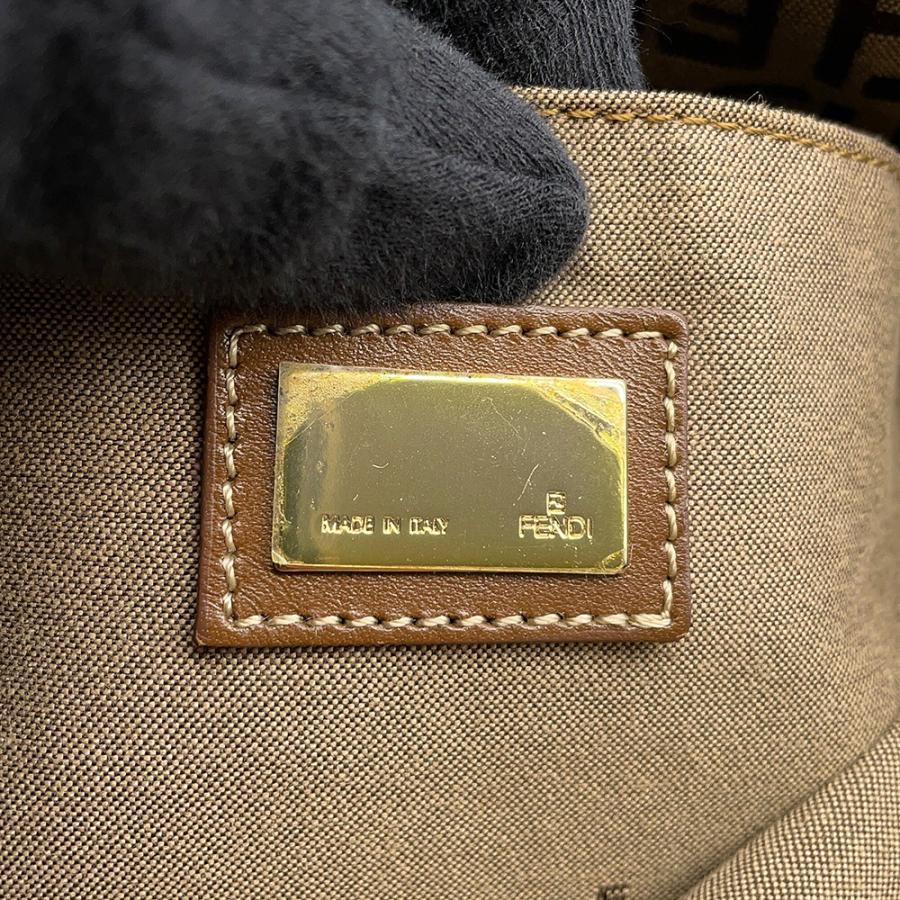 フェンディ トートバッグ ズッキーノ キャンバス レザー FENDI バッグ