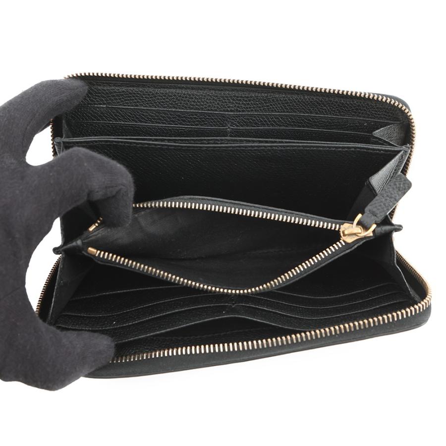 ヴァレンティノ・ガラヴァーニ 長財布 Vロゴ シグネチャー レザー VALENTINO 財布 黒 ヴァレンティノ・ガラヴァーニ 長財布 Vロゴ シグネチャー レザー