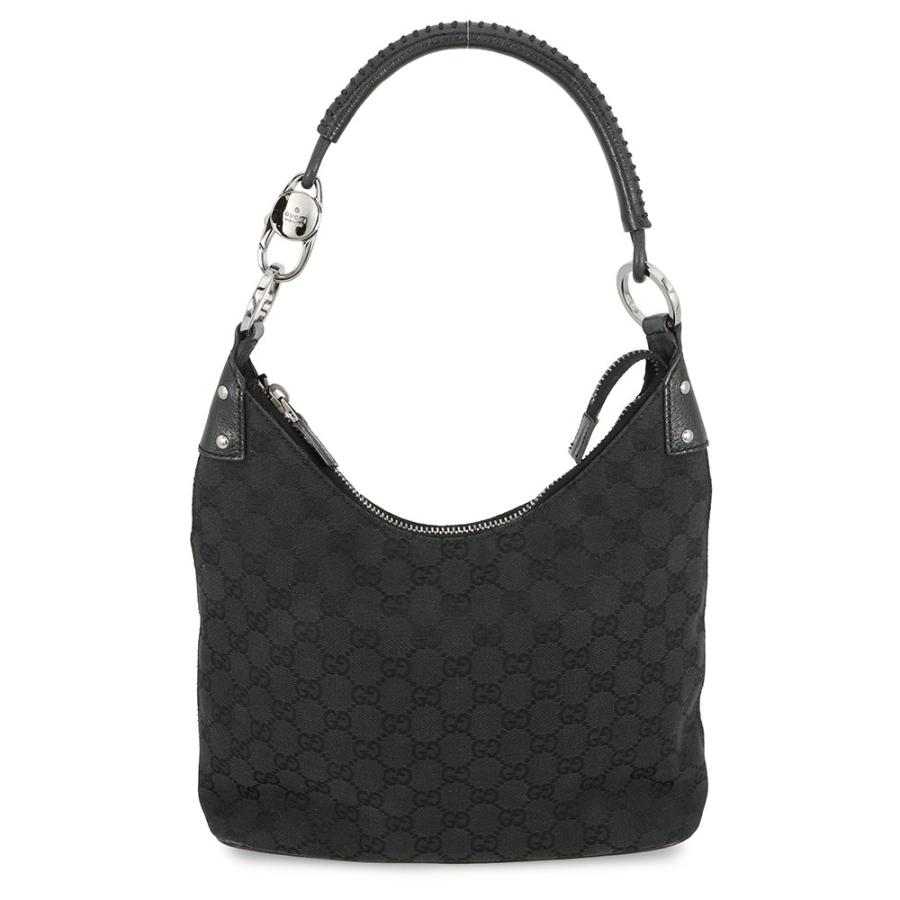 グッチ ショルダーバッグ GGキャンバス レザー 115003 GUCCI ワンショルダー 黒 グッチ ショルダーバッグ GGキャンバス レザー 115003 GUCCI ワン