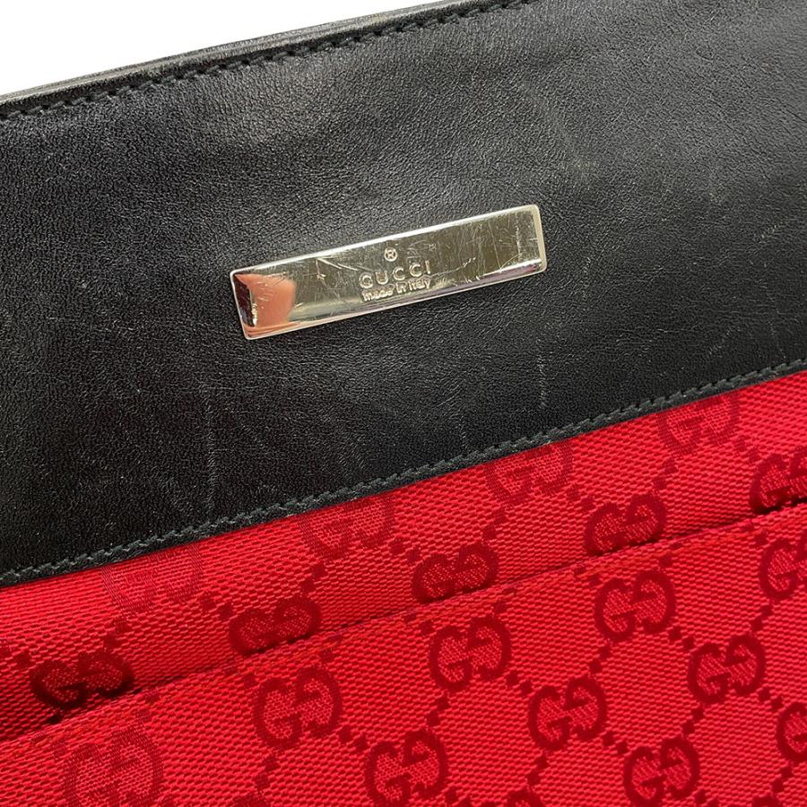 グッチ ショルダーバッグ GG柄 0190348 黒 グッチ ショルダーバッグ GGキャンバス レザー 0190348 GUCCI 黒