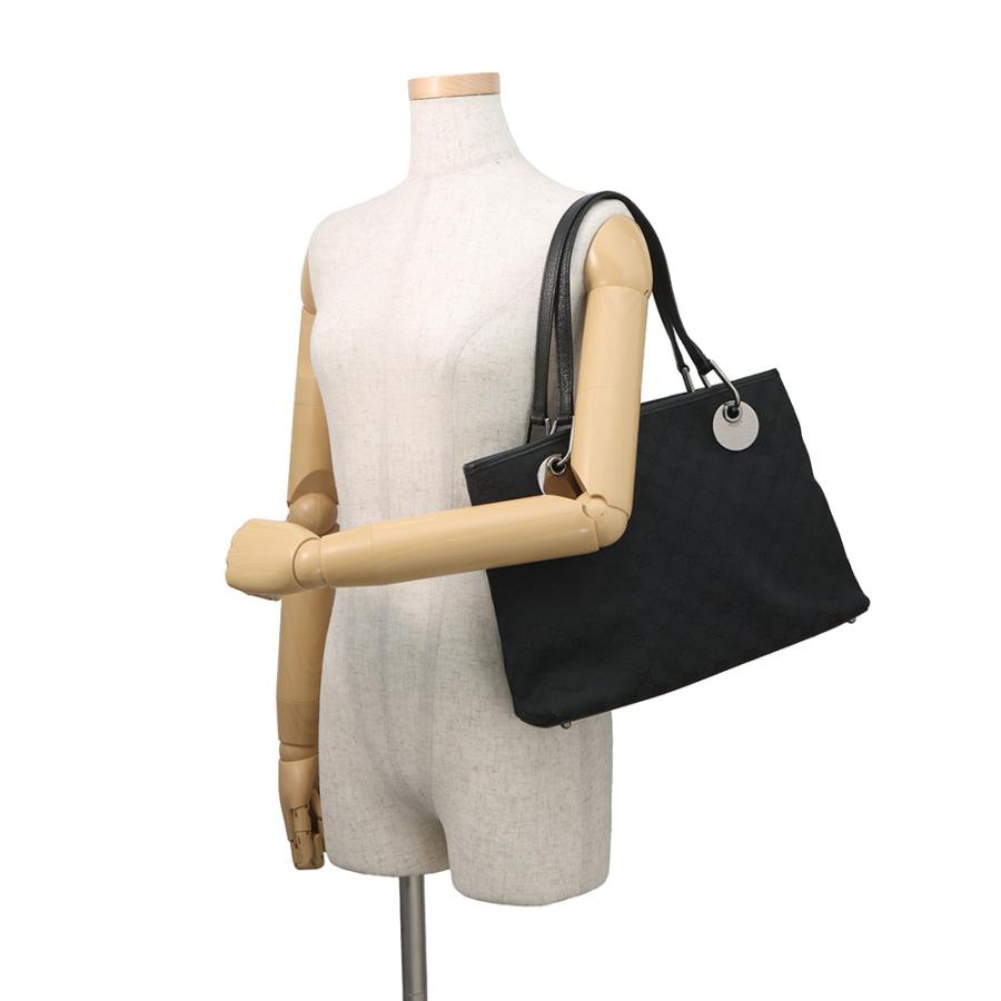 グッチ トートバッグ GGキャンバス 120837 GUCCI バッグ 黒 【安心保証