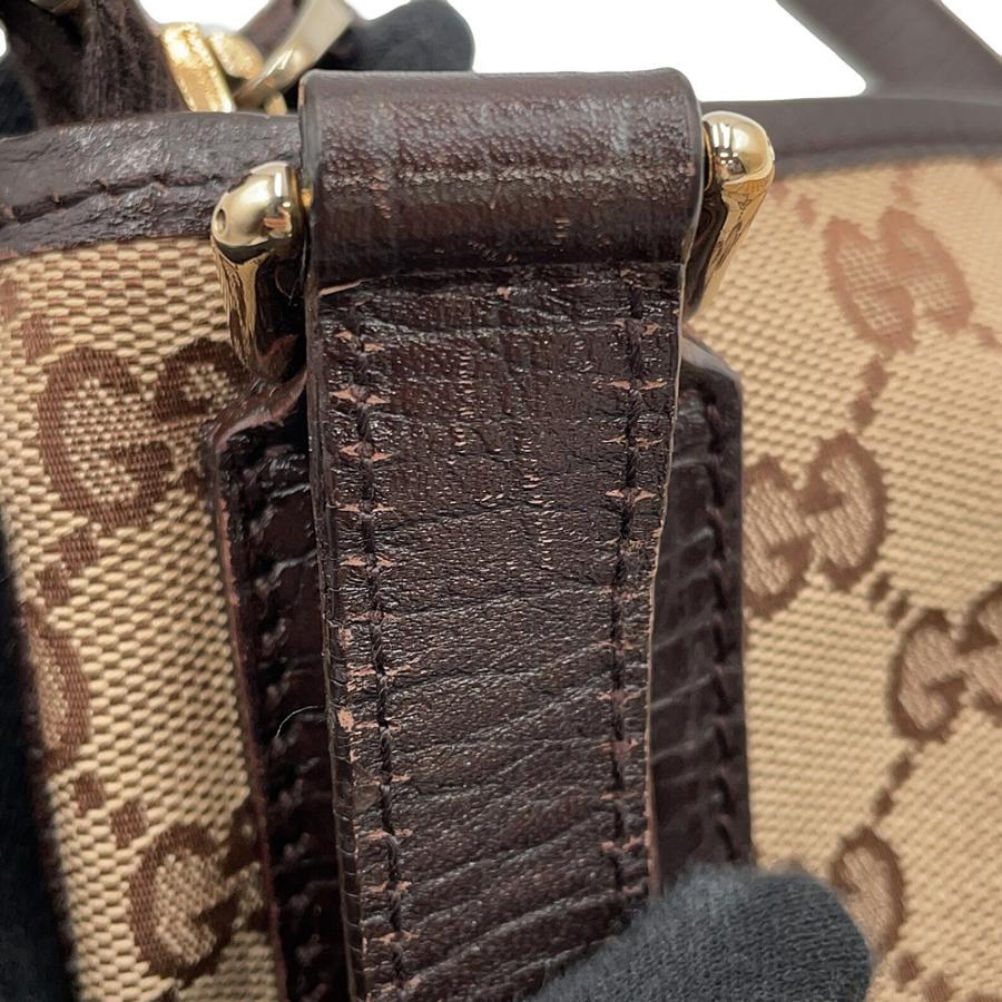 グッチ ショルダーバッグ シェリーライン GGキャンバス レザー 144388