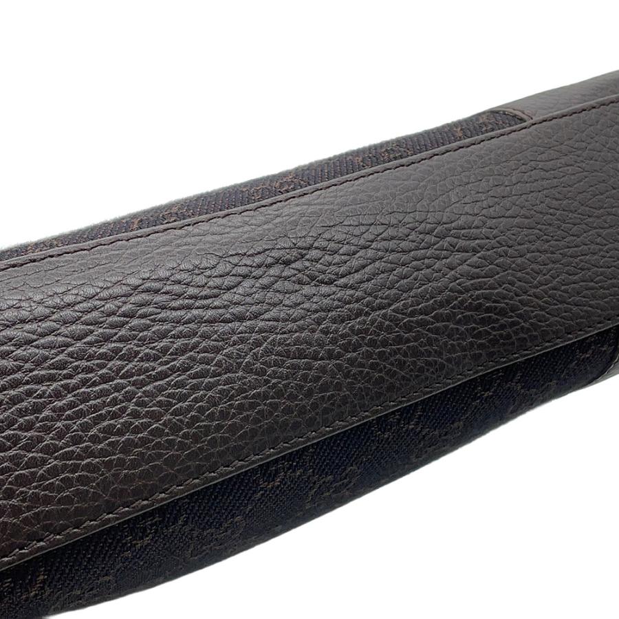 グッチ ショルダーバッグ ワンショルダー GGキャンバス/レザー 143745 GUCCI アウトレット品 グッチ ショルダーバッグ ワンショルダー GGキャンバス/レザー 143745