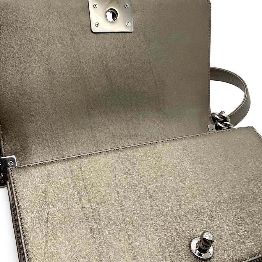 シャネル チェーンショルダーバッグ ボーイシャネル ヴィンテージカーフ A67086 CHANEL バッグ 【安心保証】_10