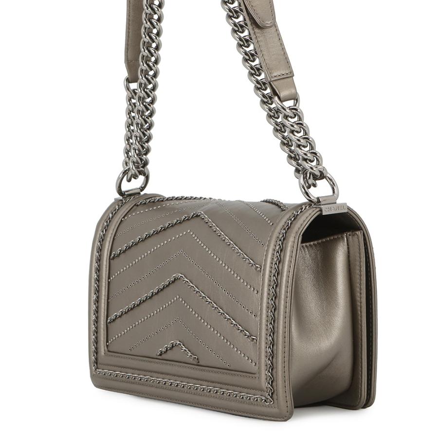 シャネル チェーンショルダーバッグ ボーイシャネル ヴィンテージカーフ A67086 CHANEL バッグ 【安心保証】_1