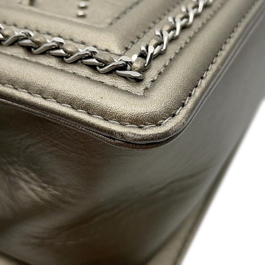 シャネル チェーンショルダーバッグ ボーイシャネル ヴィンテージカーフ A67086 CHANEL バッグ 【安心保証】_9