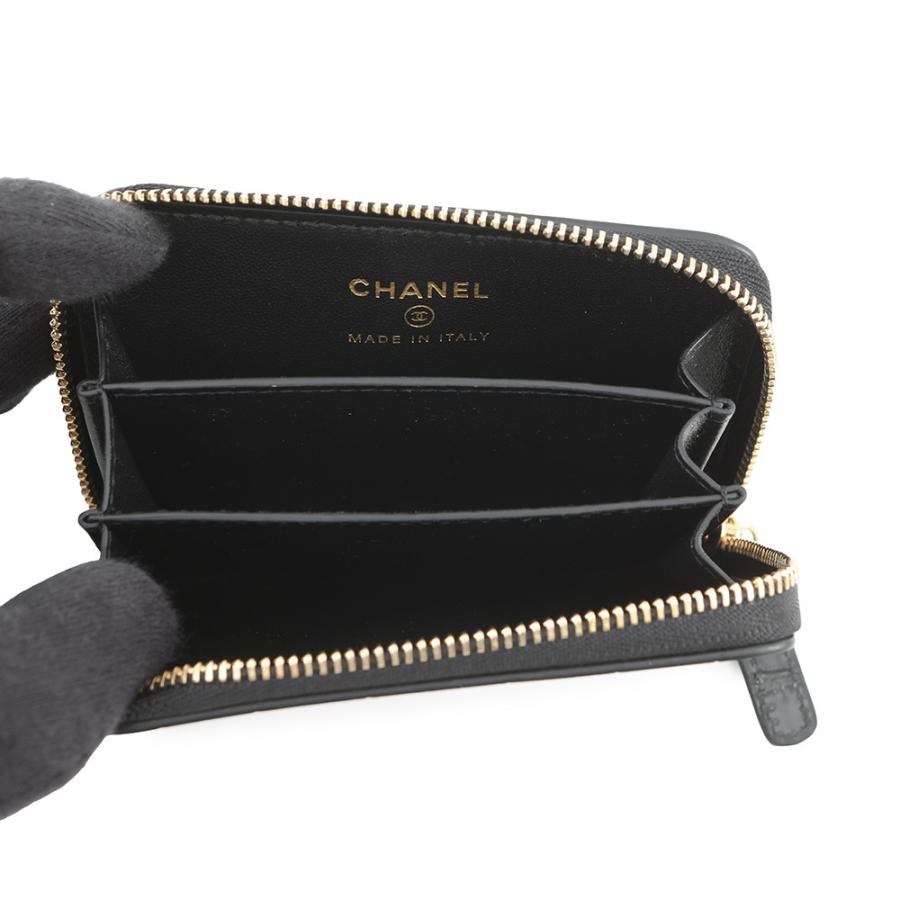 P5 シャネル　CHANEL 財布 シャネル コインケース ココマーク クロコダイル エンボス カーフ