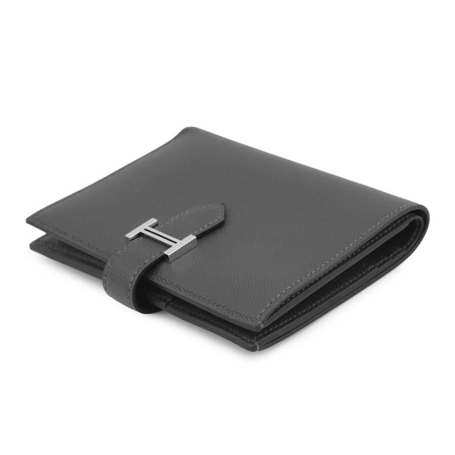 エルメス 二つ折り財布 ベアンコンパクト アルドワーズ/シルバー金具 ヴォーマダム W刻印 財布 【安心保証】の画像