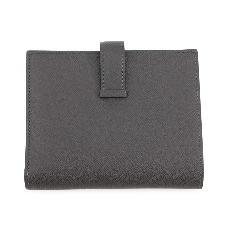 エルメス 二つ折り財布 ベアンコンパクト アルドワーズ/シルバー金具 ヴォーマダム W刻印 財布 【安心保証】の画像