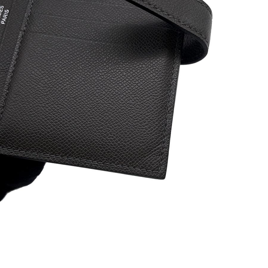 エルメス 二つ折り財布 ベアンコンパクト アルドワーズ/シルバー金具 ヴォーマダム W刻印 財布 【安心保証】の画像