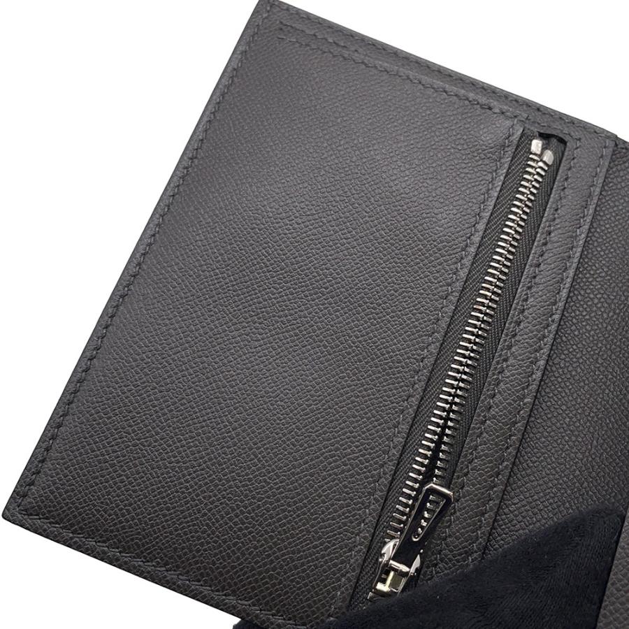 エルメス 二つ折り財布 ベアンコンパクト アルドワーズ/シルバー金具 ヴォーマダム W刻印 財布 【安心保証】の画像
