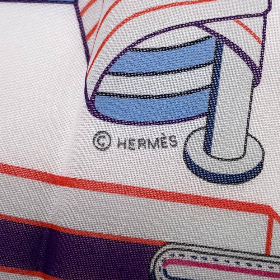 エルメス ハンカチーフ サングル・アン・フィネス コットン HERMES