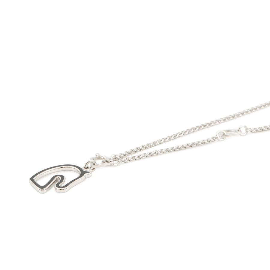 エルメス ネックレス トネール スモール ブラック/シルバー金具 HERMES