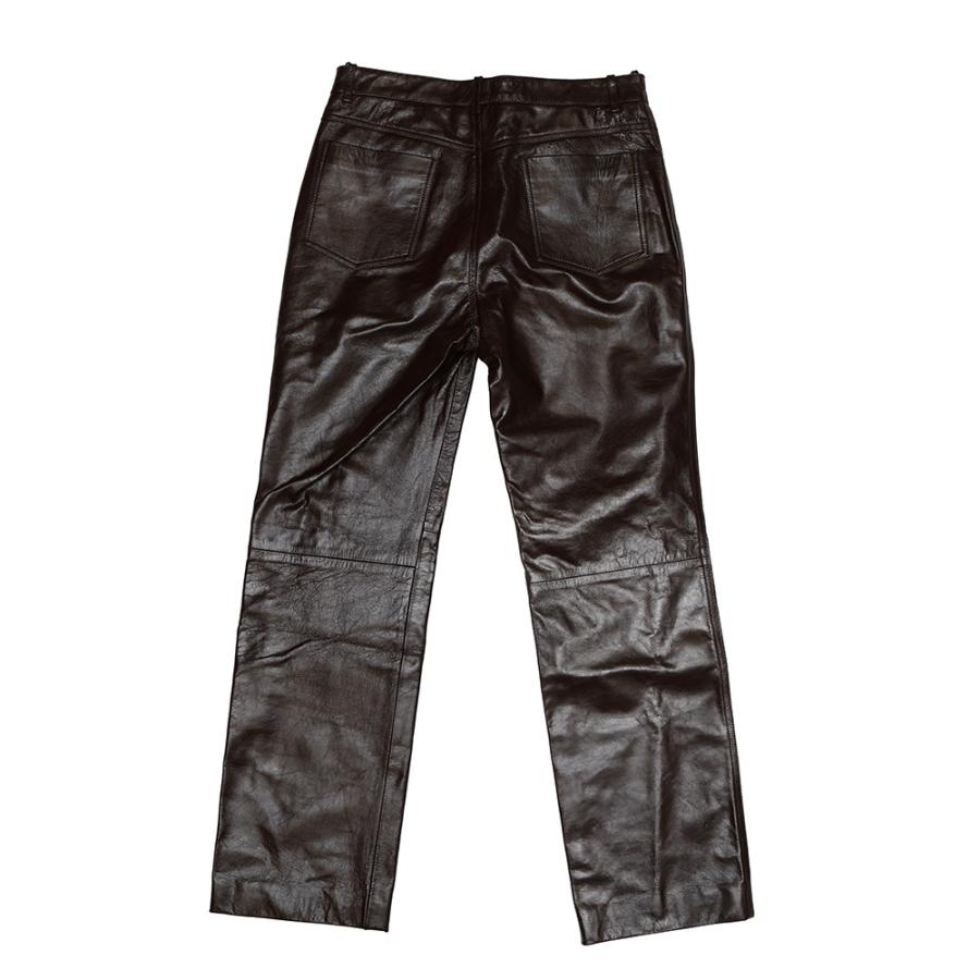 グッチ パンツ ストレートレザーパンツ ラムスキン メンズサイズ46 713493 GUCCI ボトムス_1