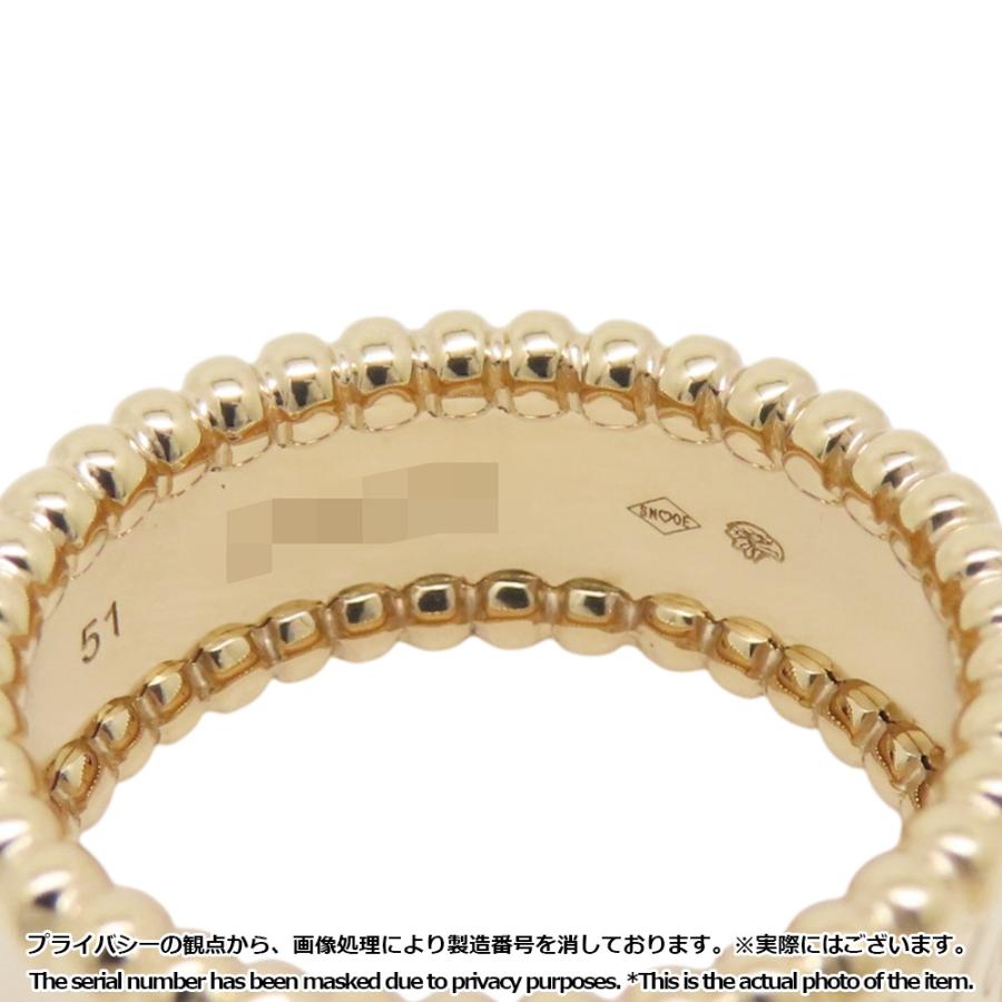 ヴァンクリーフ&アーペル リング ペルレ シニアチュール K18YG リング