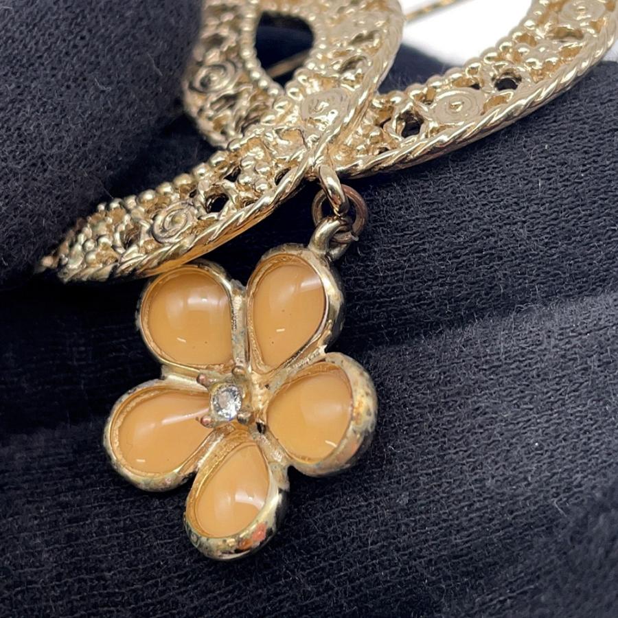 シャネル ブローチ ココマーク フラワー メタル A18 C CHANEL