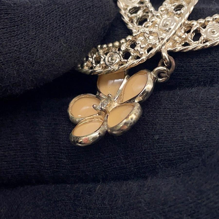 シャネル ブローチ ココマーク フラワー メタル A18 C CHANEL