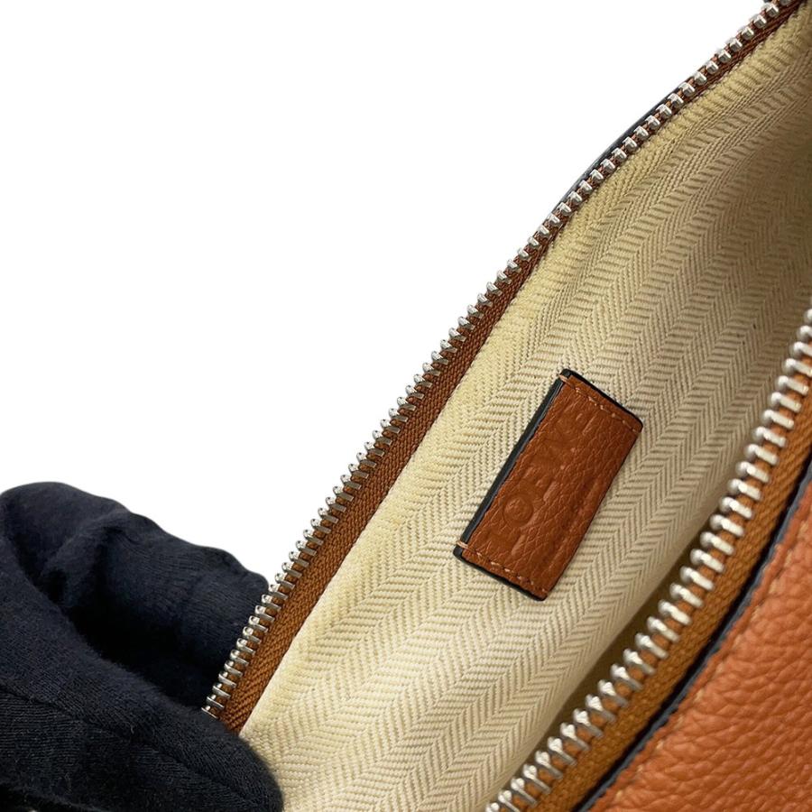 ロエベ ボディバッグ アントン スリングバッグ レザー B511A09X06 LOEWE ブラウン 【安心保証】の画像
