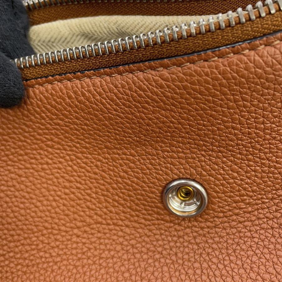 ロエベ ボディバッグ アントン スリングバッグ レザー B511A09X06 LOEWE ブラウン 【安心保証】の画像