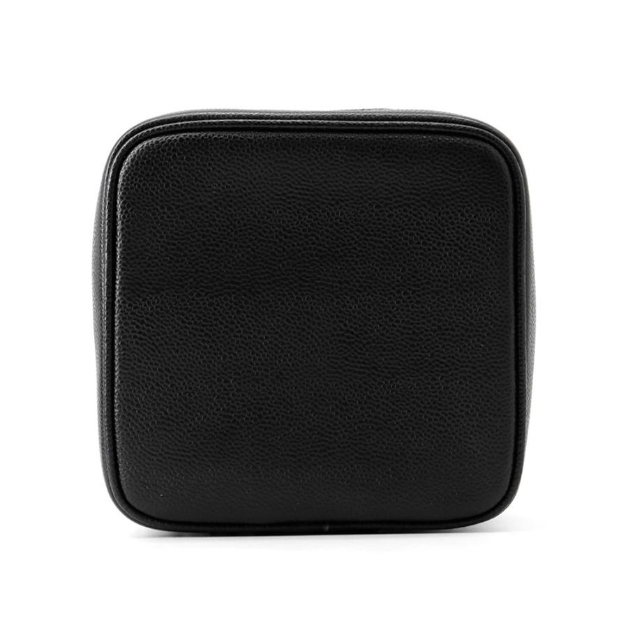 シャネル ハンドバッグ バニティバッグ ココマーク キャビアスキン 横型 A07058 CHANEL バッグ 黒 【安心保証】の画像