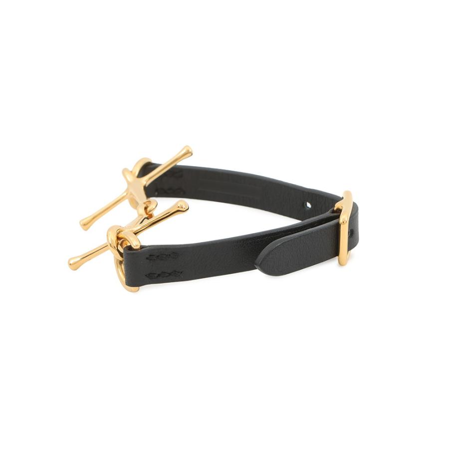 エルメス ブレスレット モール ホースビット ブラック/ゴールド金具