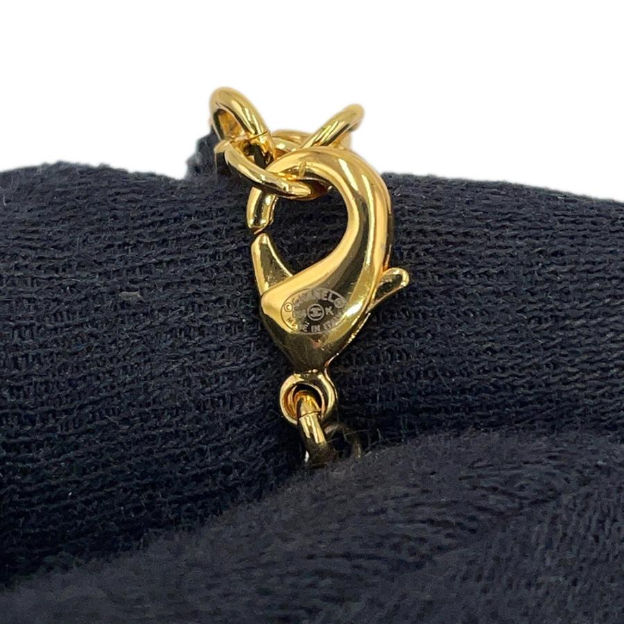 ⭐️刻印あり⭐️本物保証⭐️CHANELシャネルアクセサリー/ココマークロゴネックレス シャネル ネックレス ココマーク ラインストーン フェイクパール B24K