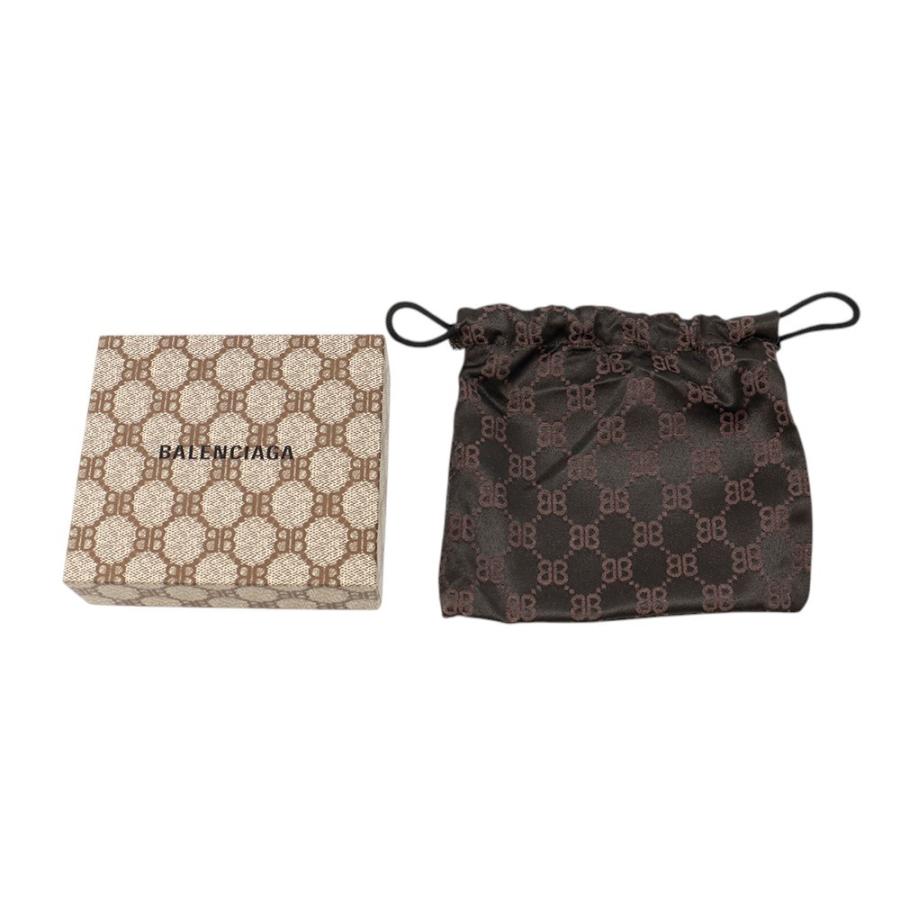 新品　BALENCIAGA 二つ折り財布 GUCCIコラボザハッカープロジェクト バレンシアガ 二つ折り財布 グッチコラボ ザ ハッカー プロジェクト
