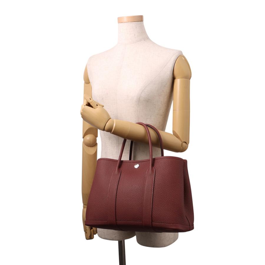 エルメス トートバッグ ガーデンパーティTPM ルージュアッシュ/シルバー金具 エルメス トートバッグ ガーデンパーティTPM ルージュアッシュ