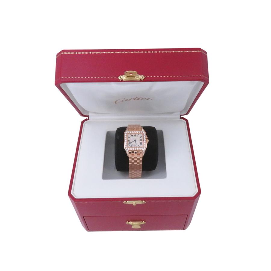 カルティエ サントス ドゥモワゼル LM ダイヤベゼル WF9007Z8 Cartier