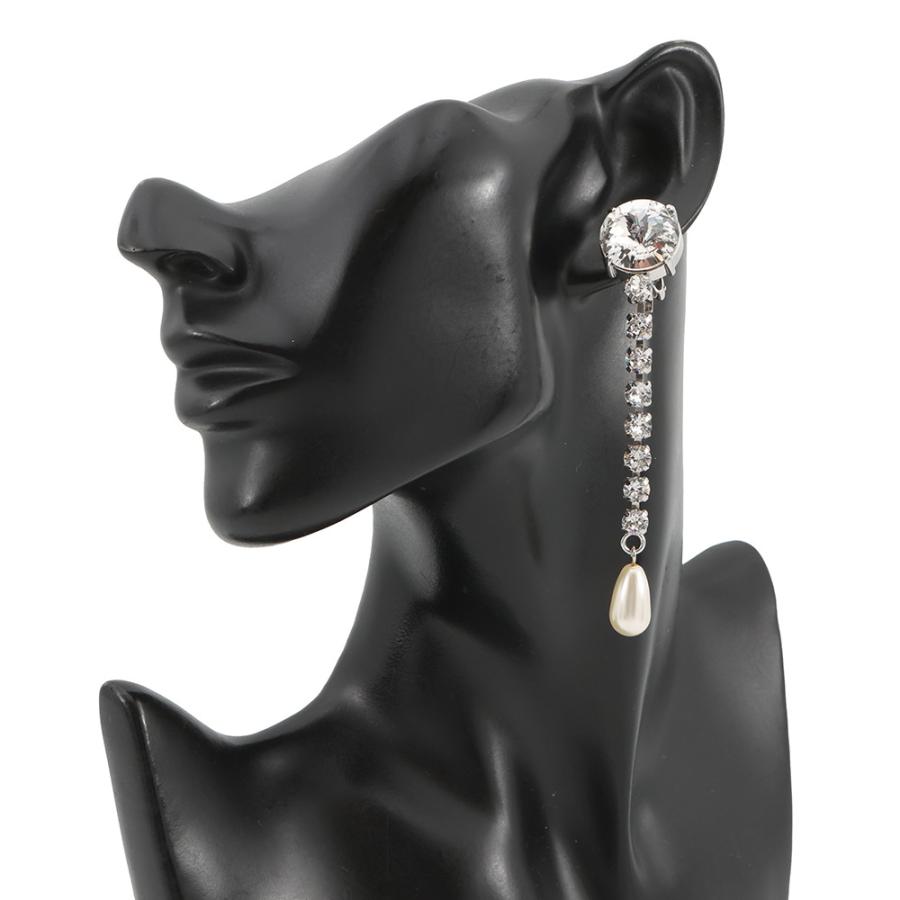 ミュウミュウ イヤリング クリスタル フェイクパール Miu アクセサリー