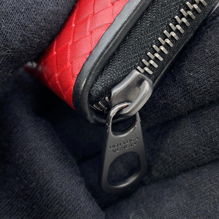 ボッテガヴェネタ 長財布 イントレチャート バイカラー ラウンド