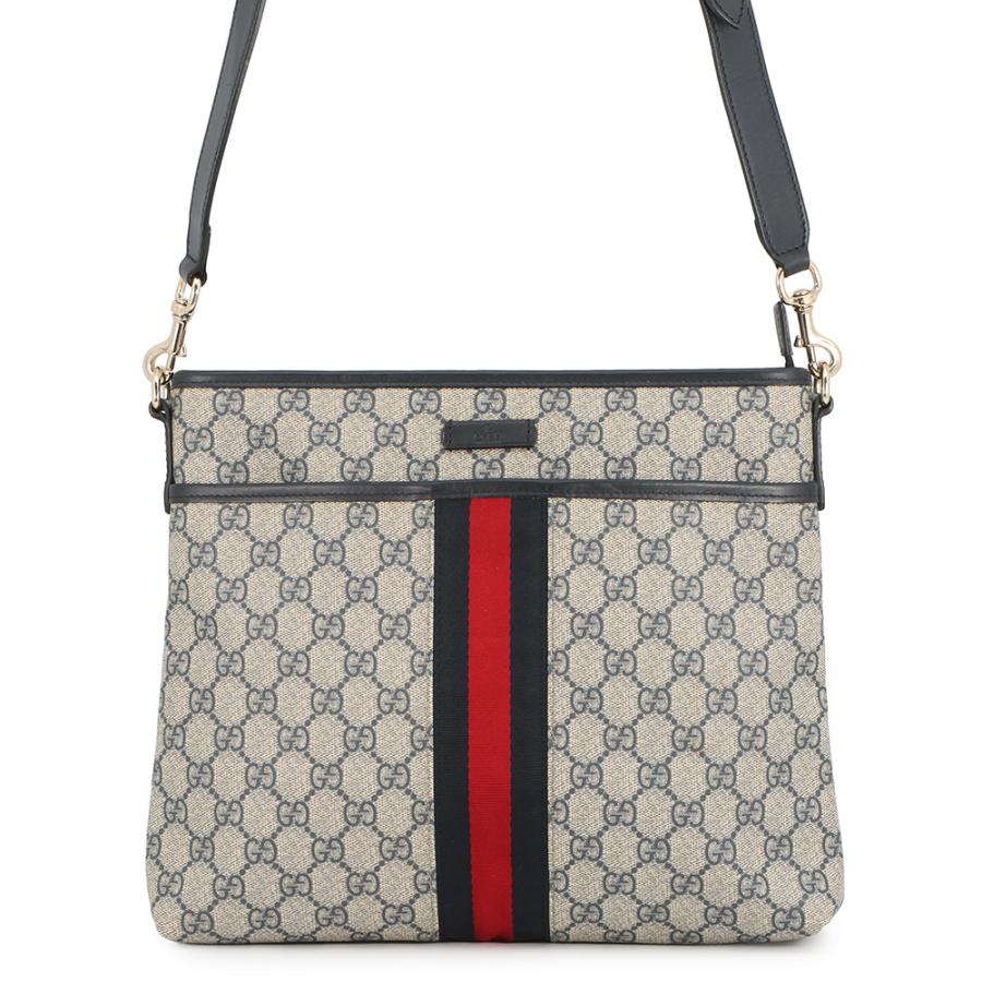 【極美品】GUCCI ショルダーバッグ GGスプリーム シェリーライン グッチ ショルダーバッグ シェリーライン GGスプリーム/レザー 388926