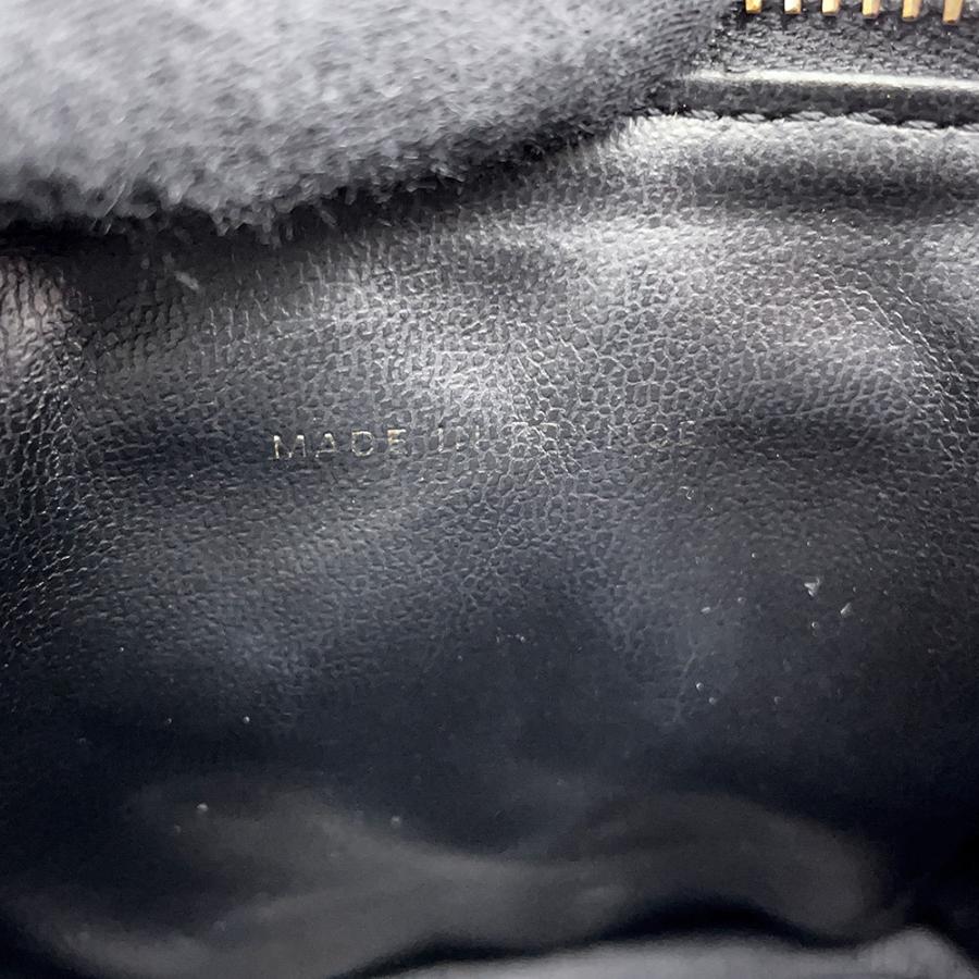 シャネル バニティバッグ ココマーク キャビアスキン 縦型 A01998 CHANEL 化粧ポーチ コスメポーチ 黒 【安心保証】の画像