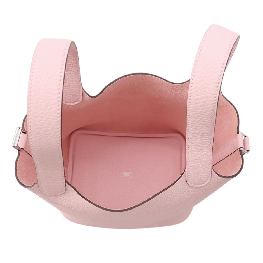 エルメス ハンドバッグ ピコタンロックPM ローズサクラ/シルバー金具 トリヨンクレマンス K刻印 HERMES トートバッグ_4