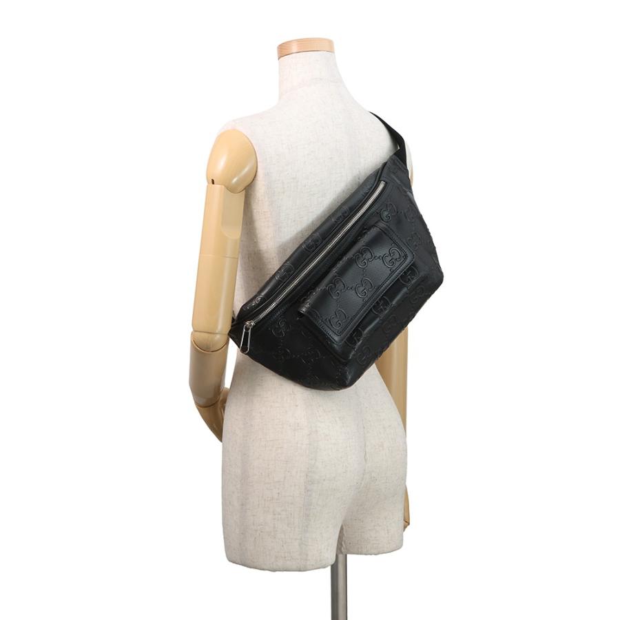 グッチ ボディバッグ GGエンボス ベルトバッグ レザー 645093 GUCCI
