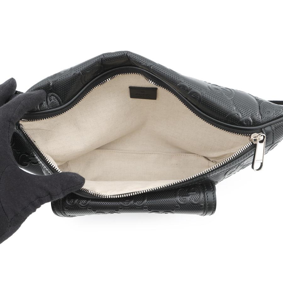グッチ ボディバッグ GGエンボス ベルトバッグ レザー 645093 GUCCI